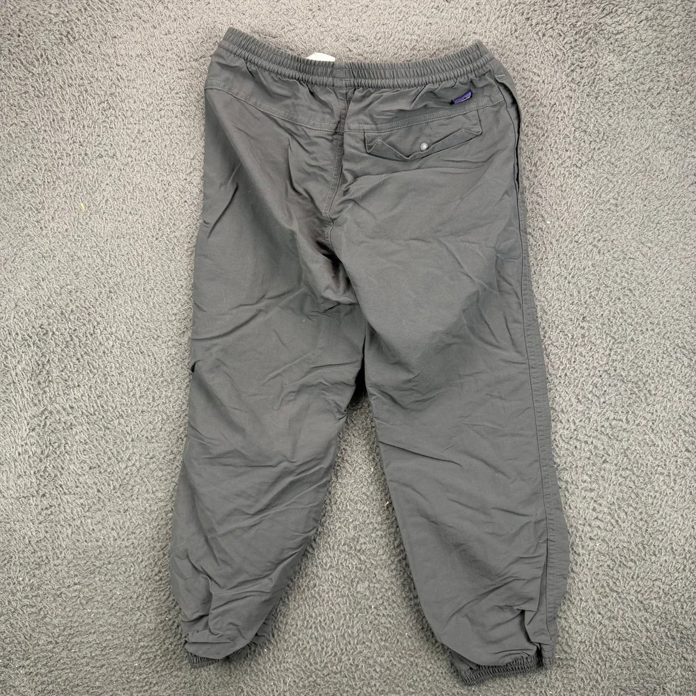 Patagonia Kids Baggies‎ Pants Forge Grey Nylon Elastic Waist Jogger Medium M